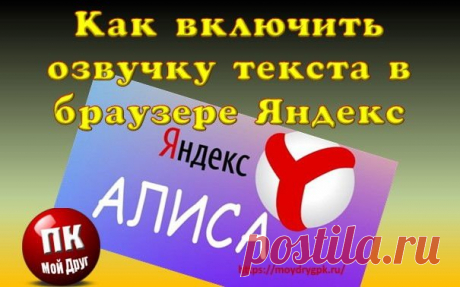 Алиса, прочитай эту статью: инструкция по настройке