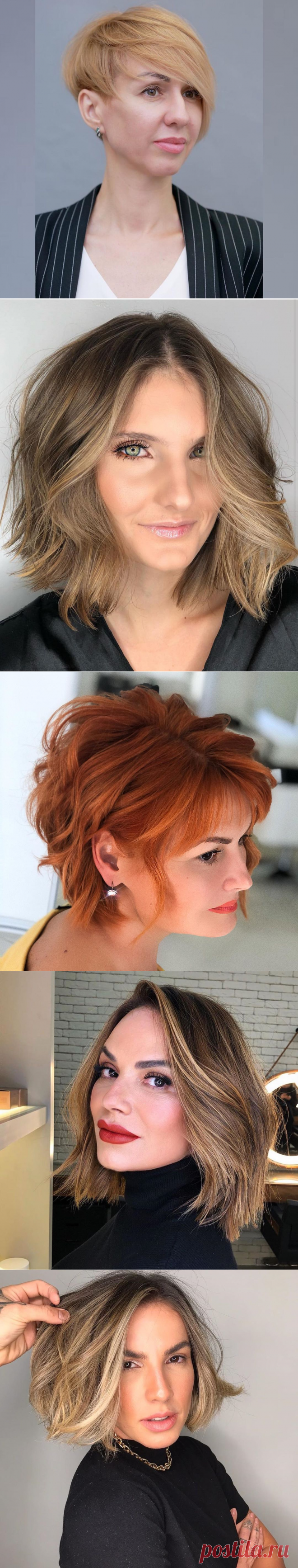 Женственные стрижки 2020 для женщин старше 50 лет