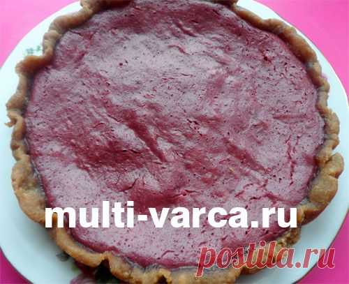 Вкусный творожно-вишневый чизкейк в мультиварке