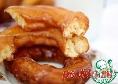 Французские заварные пончики с медовой глазировкой - кулинарный рецепт