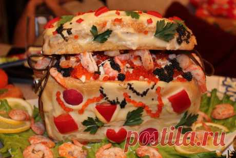 ДРАГОЦЕННЫЙ СУНДУЧОК !!! **Салат с морем -морепродуктов.