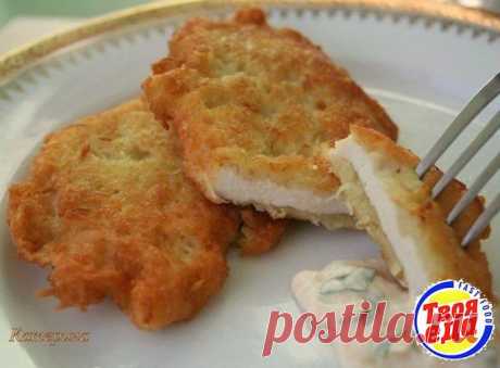 Куриные отбивные в картофельном кляре