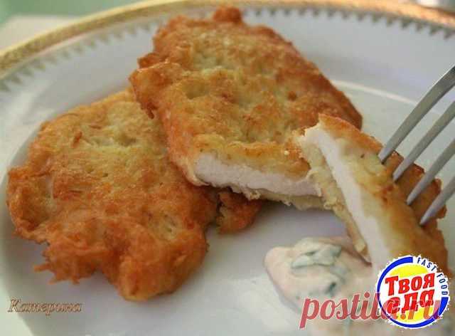 Куриные отбивные в картофельном кляре