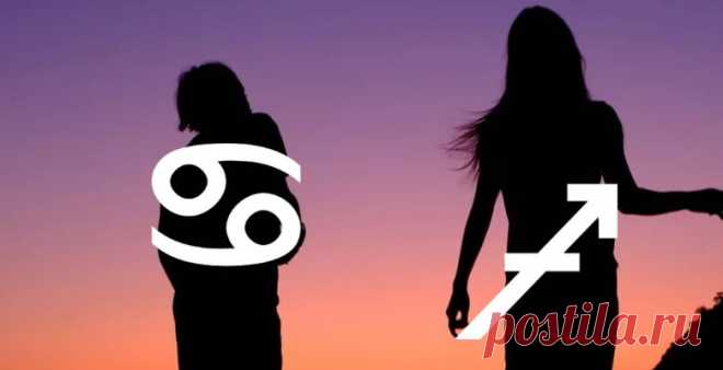 Мужчина-Рак и женщина-Стрелец: совместимость в любви, браке, постели, в дружбе и работе, плюсы и минусы союза