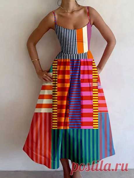 2025 Fish Print Dress