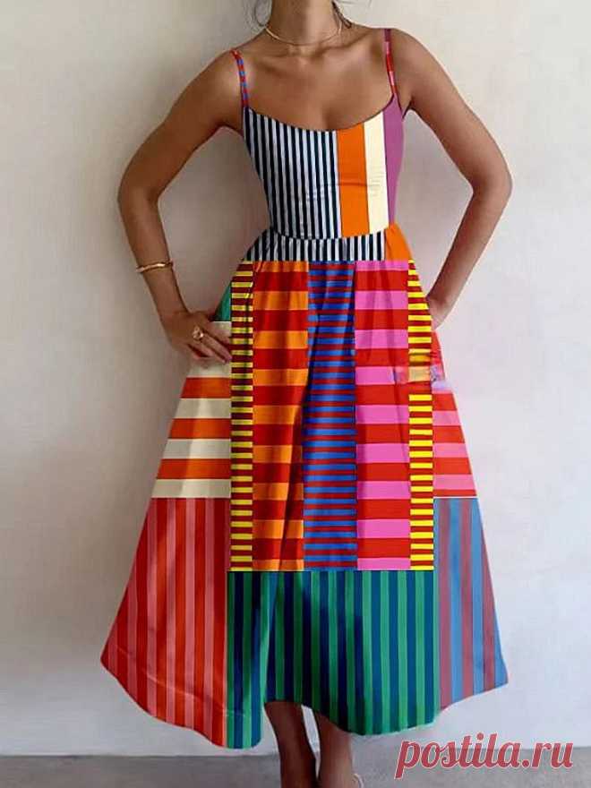 2025 Fish Print Dress