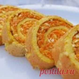 Омлетные рулетики на праздничный стол Кулинарный рецепт