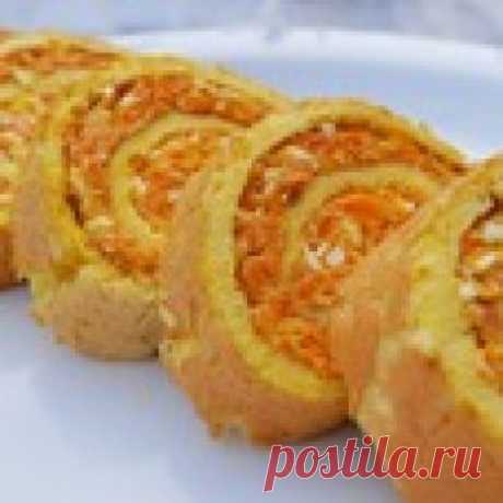Омлетные рулетики на праздничный стол Кулинарный рецепт