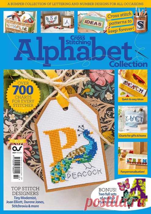 Коллекция вышивки в журнале «Cross Stitching Alphabet Collection 2022»