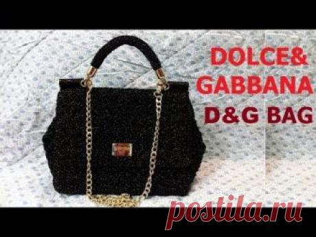 How to crochet Bag Dolce&Gabbana - Hướng Dẫn móc túi xách D&G