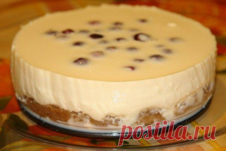 Чизкейк со сгущенкой (без выпечки).