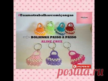 BOLSINHA DE MIÇANGAS MODELO 2 PASSO A PASSO POR: ALINE CRUZ