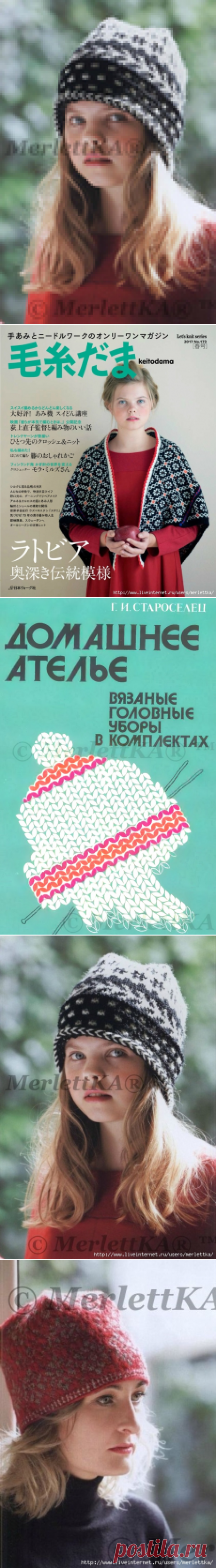 ЖАККАРДОВЫЕ ШАПКИ + 49 ОПИСАНИЙ КАК ВЯЗАТЬ ШАПКИ, БЕРЕТКИ И КЕПКИ