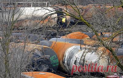 NBC сообщил о сходе с рельсов в Огайо еще одного поезда компании Norfolk Southern. По предварительной информации, пострадавших нет