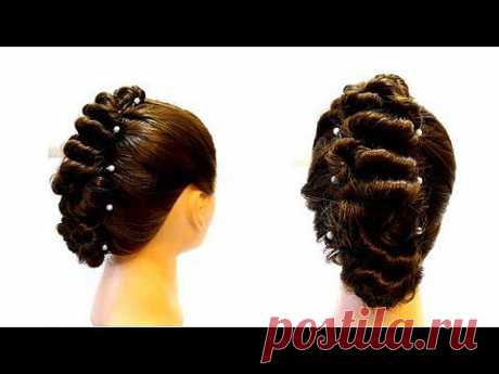 Прическа на каждый день своими руками.Плетение волос.Easy hairstyle for everyday - YouTube