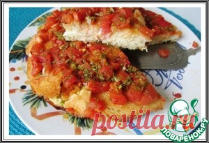 Хлебный сырный пирог - кулинарный рецепт