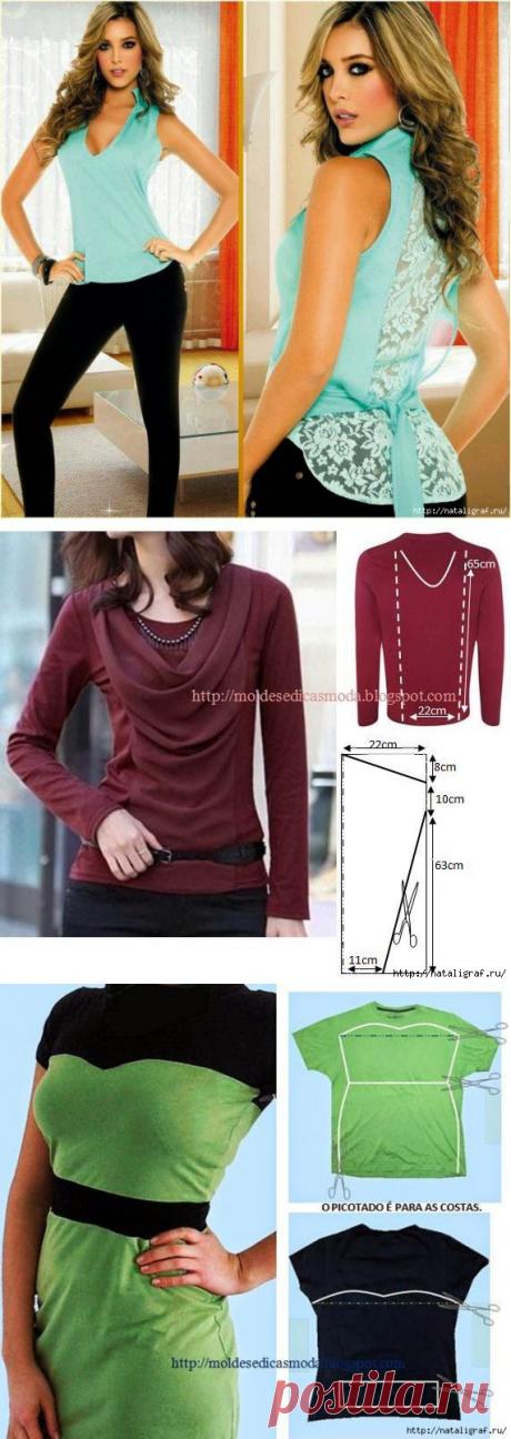 Футболки: переделать и носить