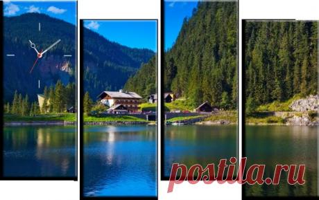 Картина с часами