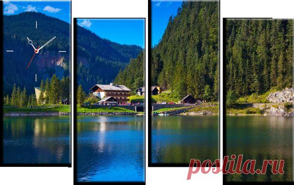 Картина с часами