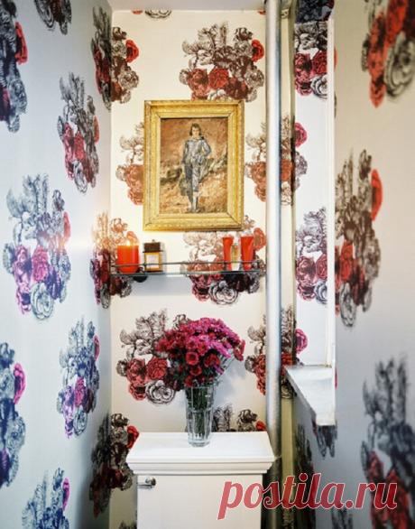 Креативные идеи для маленького туалета — Интерьер и Декор