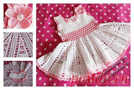 Детское платье - вязание крючком на kru4ok.ru