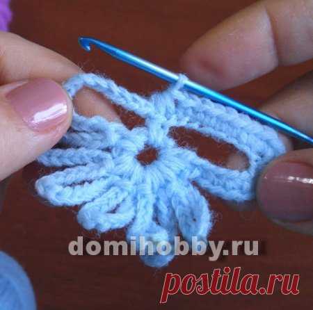 Вязание крючком красивой прихватки