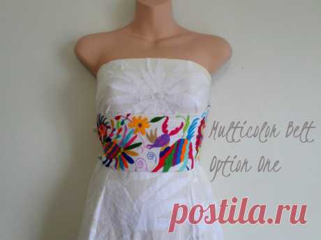 Impresionantemente Vestido blanco Novia Otomi Blanco con - Etsy Chile