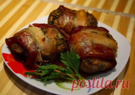 Home food: Медальоны из индейки в беконе