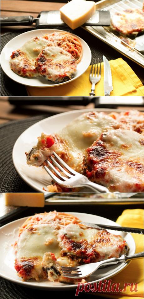 Как приготовить запеченные баклажаны-пармезан  - рецепт, ингридиенты и фотографии