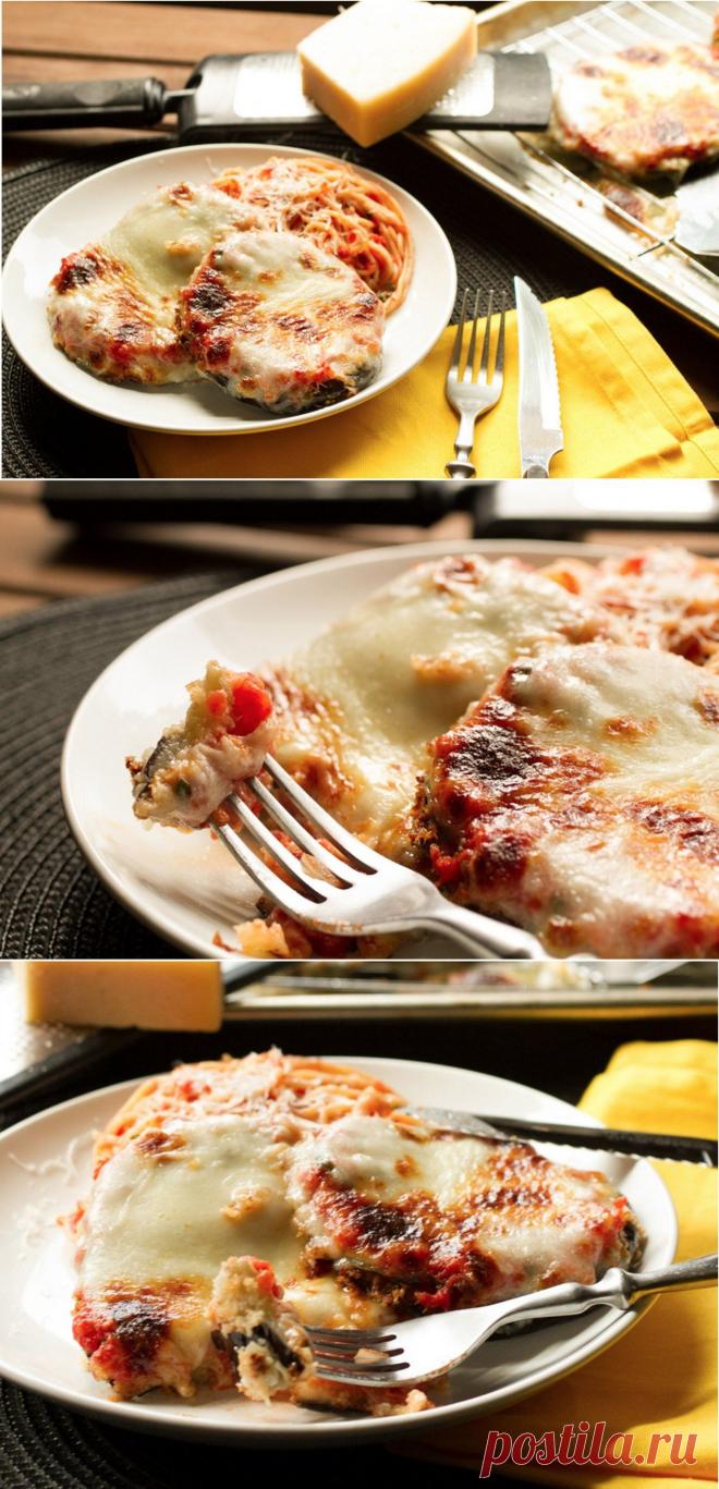 Как приготовить запеченные баклажаны-пармезан  - рецепт, ингридиенты и фотографии