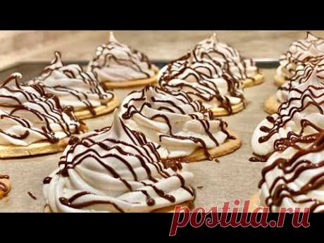 Печенье с  СЮРПРИЗОМ - Воздушный поцелуй 🍪#печенье -пирожное/ COOKIES AIR Kiss