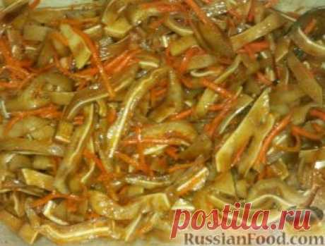Рецепт: Острые ушки по-корейски на RussianFood.com