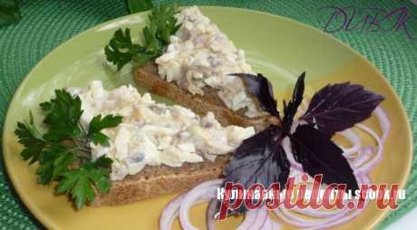 Бутерброды с салатом из селедки | Рецепты вкусных блюд