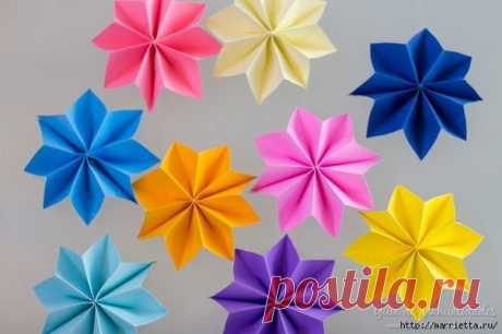 Цветная гирлянда из бумажных звезд. / Экстремальный досуг