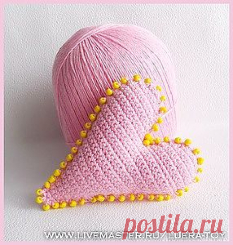 Тильда-сердечко, вязанное крючком - Ярмарка Мастеров - ручная работа, handmade