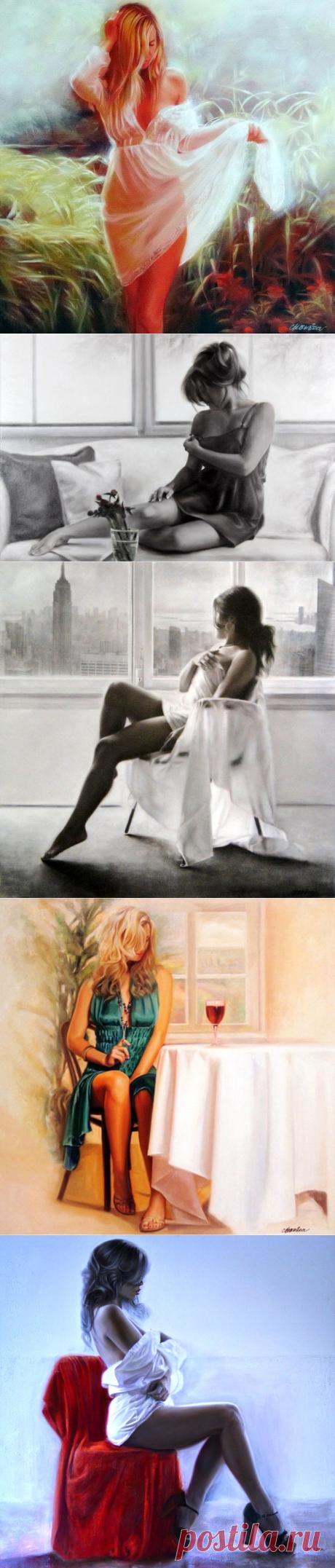 Она, как утренний бутон...