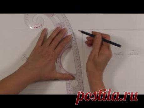 Построение выкройки прямой юбки - пошаговая инструкция Построение выкройки прямой юбки для начинающих,пошаговая инструкция.