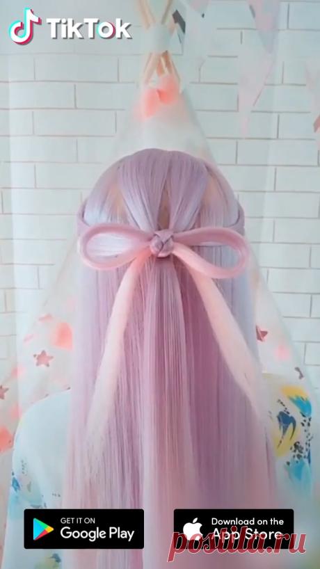New year, new #hairstyle ! Download #TikTok today to find more amazing videos. Also you can post videos to show your unique hair styles! Life’s moving fast, so make every second count. #hair #beauty #prom