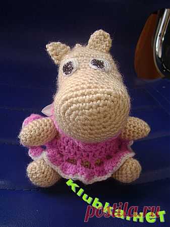 Бегемотик амигуруми крючком » Клубка.Нет - Все о вязании крючком