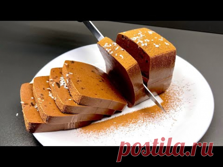У вас есть молоко и шоколад? Вкусный десерт! БЕЗ муки и БЕЗ духовки, БЕЗ желатина!