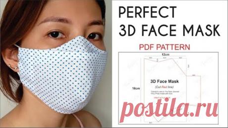 Perfect 3D Face Mask | Best Fit- Comfortable And Beautiful Face Mask | PDF Pattern