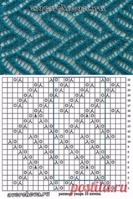 схемы ажурных узоров - Самое интересное в блогах