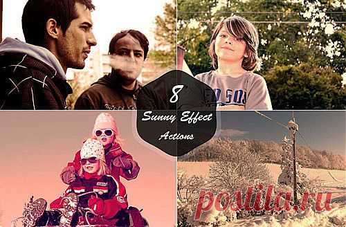 Скачать солнечные экшены для Фотошопа | Мир графики и дизайна