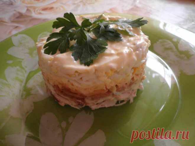 Салат с куриной грудкой и яблоком | Домашние Рецепты с Фото
