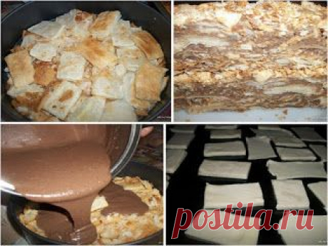 ✔ Самые вкусные рецепты - Recepti-ru: ОРИГИНАЛЬНЫЙ ТОРТ НАПОЛЕОН (за пол часа)