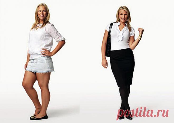 (+1) - Как одеваться, чтобы выглядеть стройнее | ДОМОХОЗЯЙКИ+