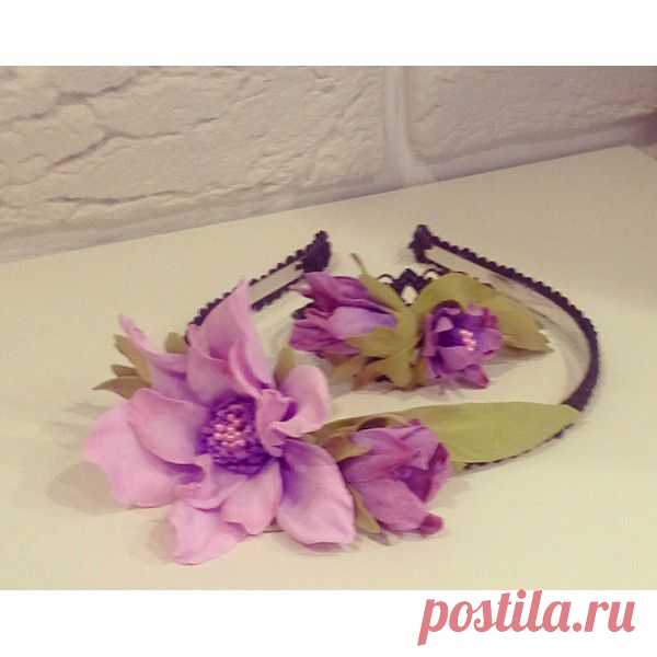 Цветы из фоамирана