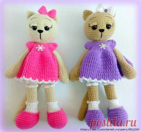 Вязаная игрушка "Кошечки-милашки" » Женский Мир
