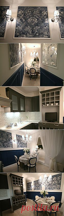 Фотографии ремонта. Дизайн-проект: «Линкруста под нео-классицизмом» - Школа ремонта