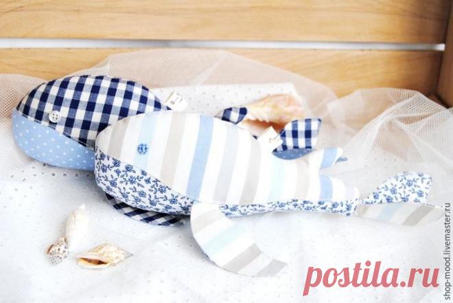 Шьем симпатичного текстильного кита